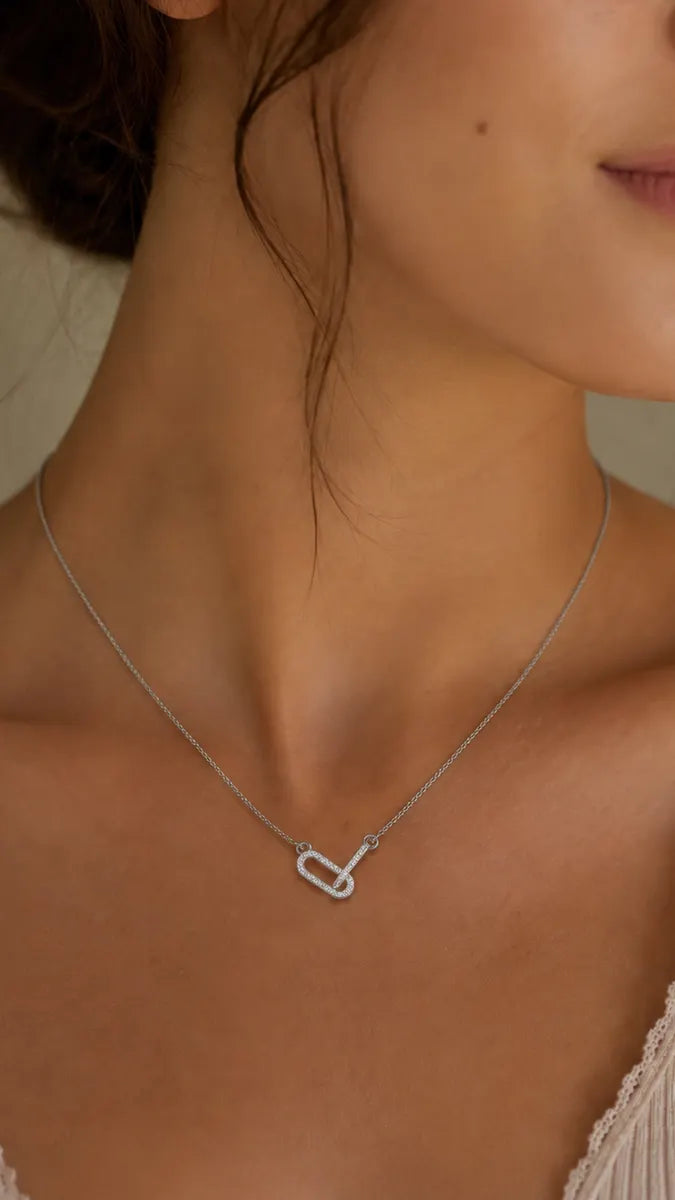 Customer photo from Jenna: LUCIA Paperclip Charm